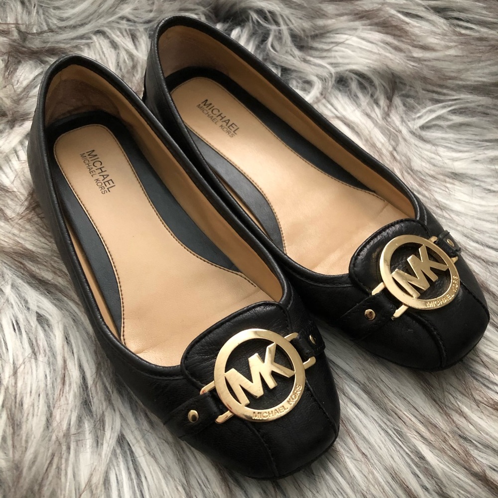 COPY - Michael Kors Tracee Leather Flats Mocassins
